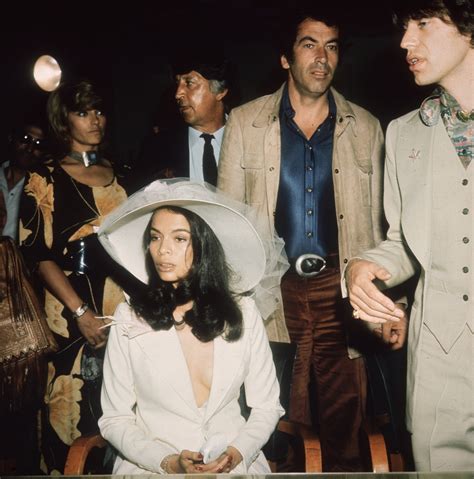 bianca jagger yves saint laurent|bianca jagger wedding.